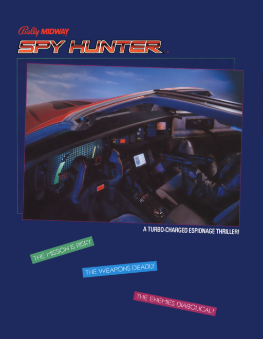 Spy Hunter Arcade Game Cover